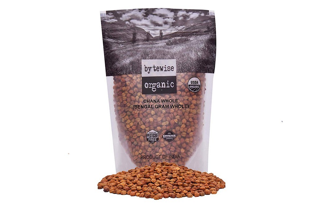 Bytewise Organic Chana Whole (Bengal Gram Whole)   Pack  1 kilogram
